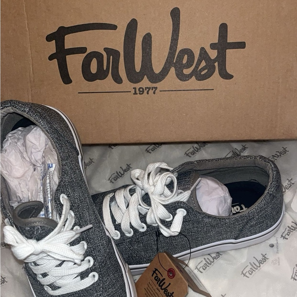 FarWest Grey Sneakers Ladies 9